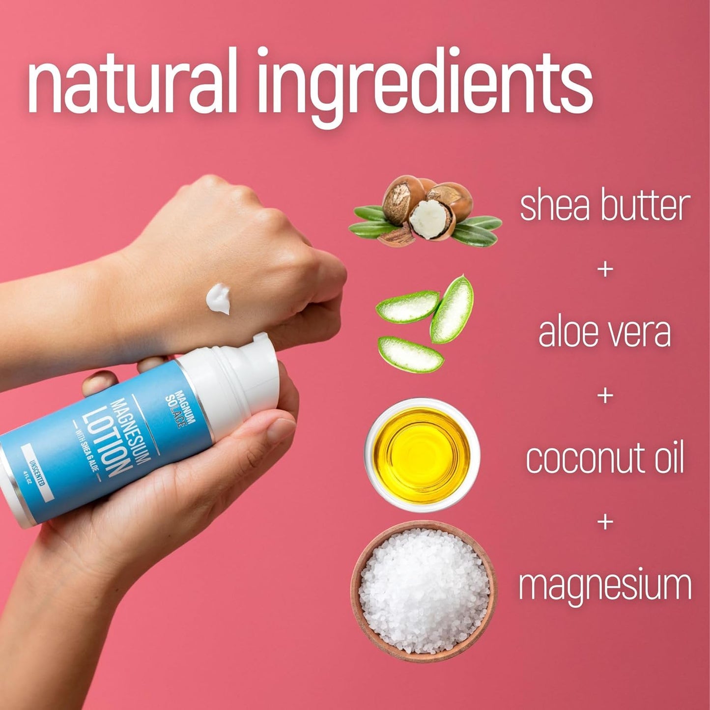 Magnesium Lotion for Joint & Muscle Relief, Sleepless Legs