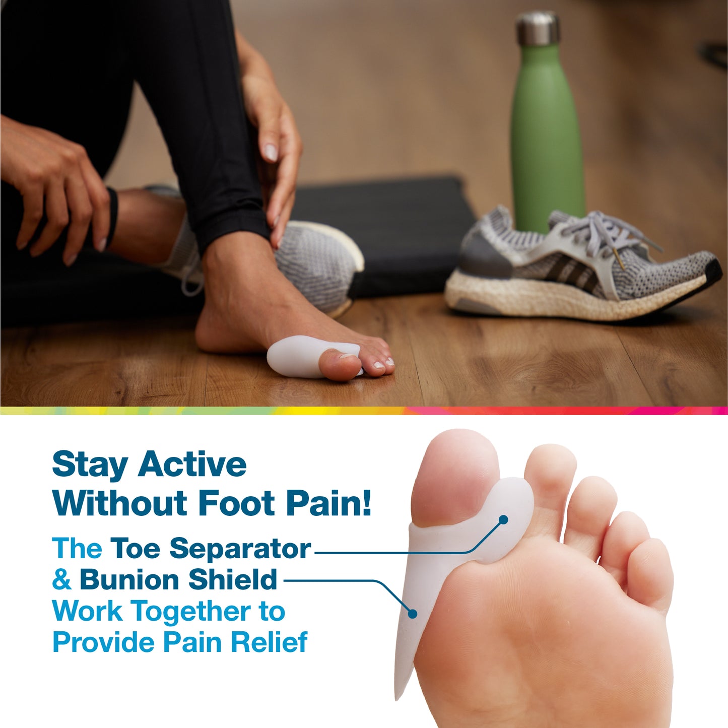 Bunion Protector with Toe Separator