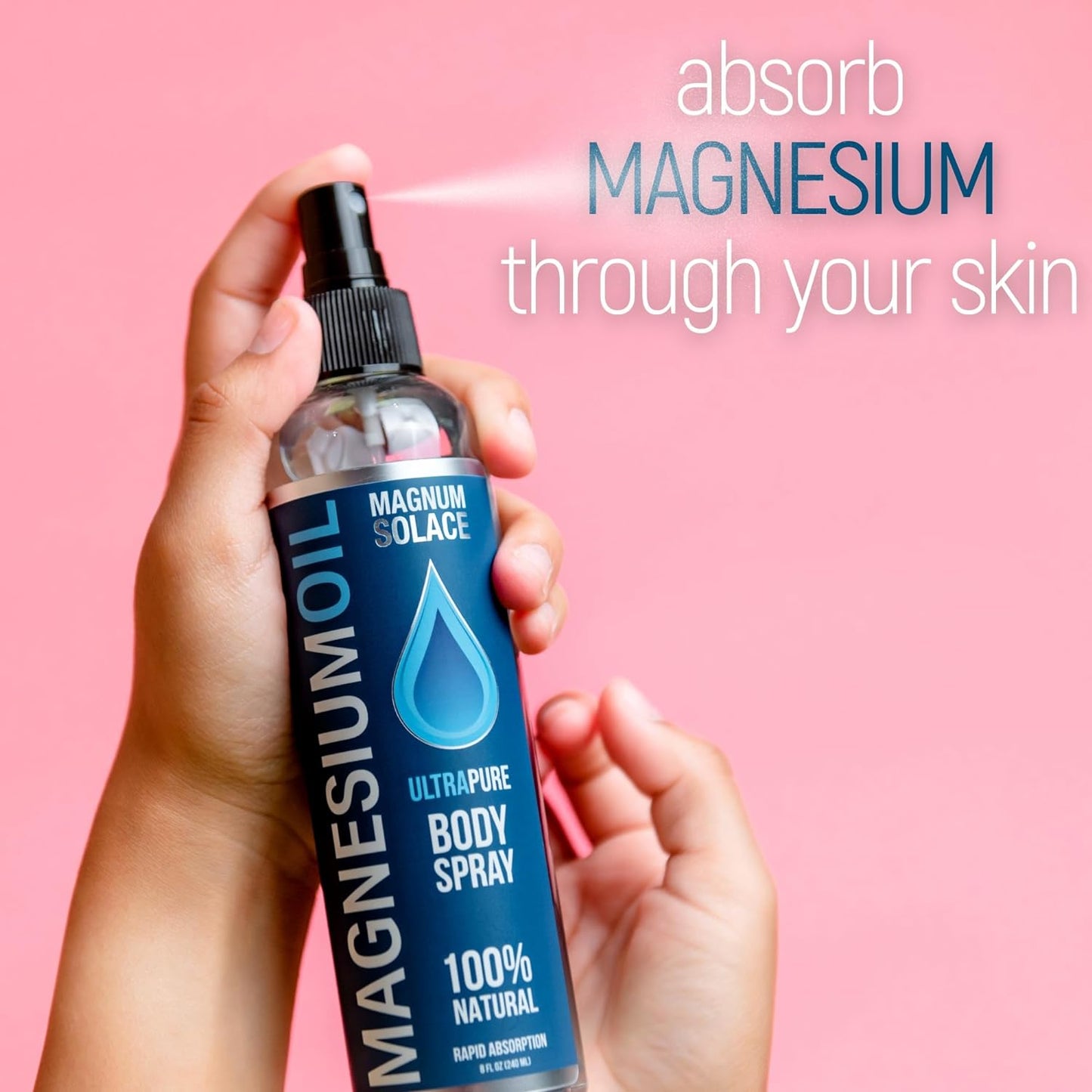 Magnesium Oil Spray for Joint & Muscle Relief, Sleepless Legs