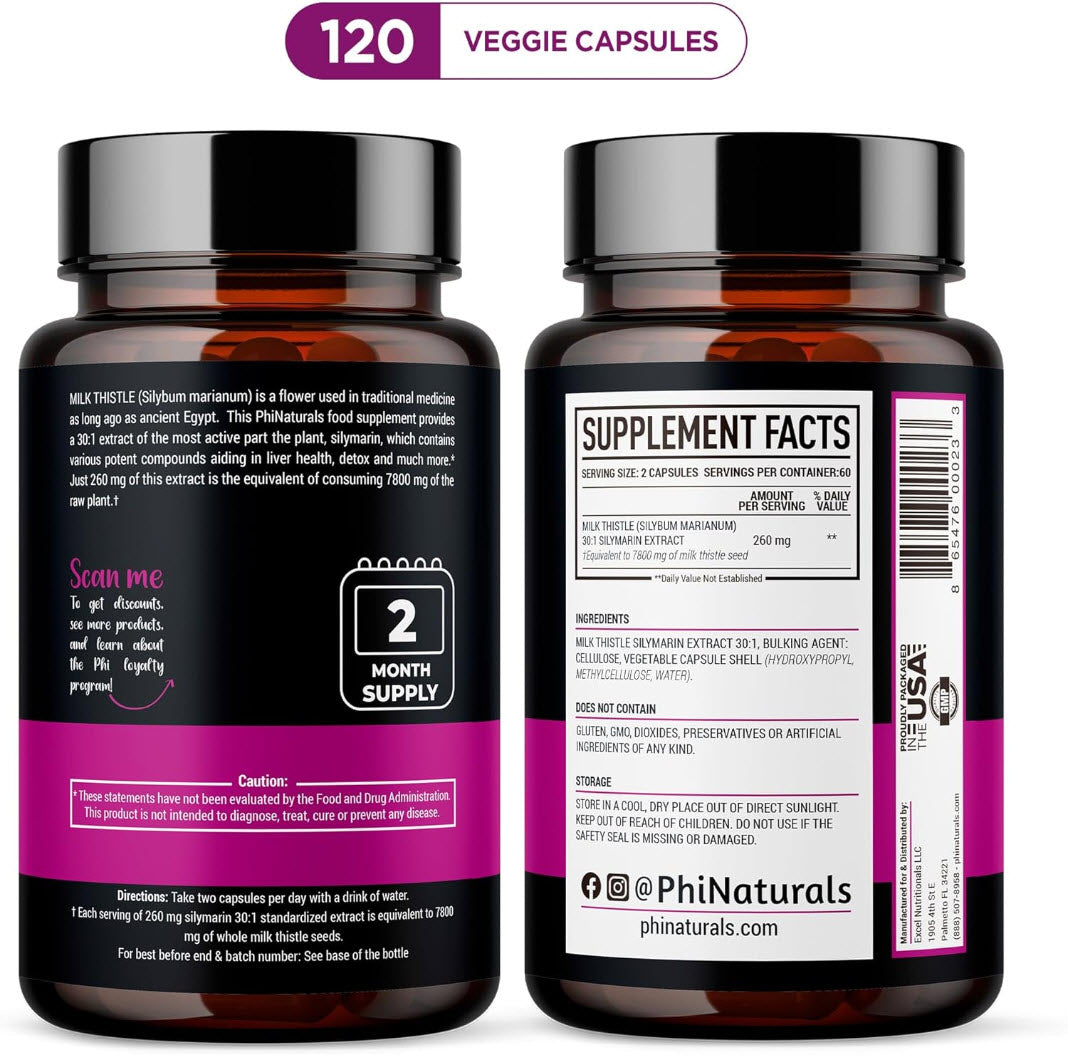 Milk Thistle - 30:1 (Extra Strength)
