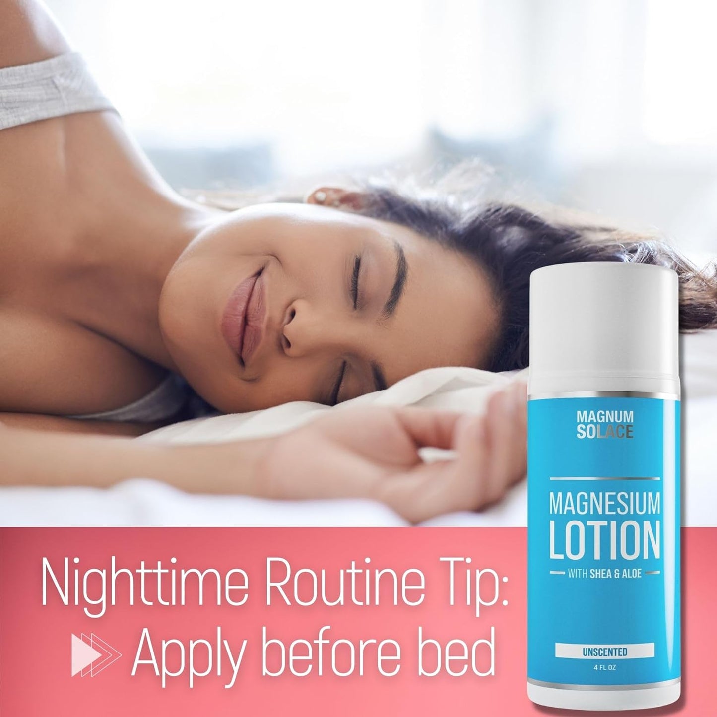 Magnesium Lotion for Joint & Muscle Relief, Sleepless Legs