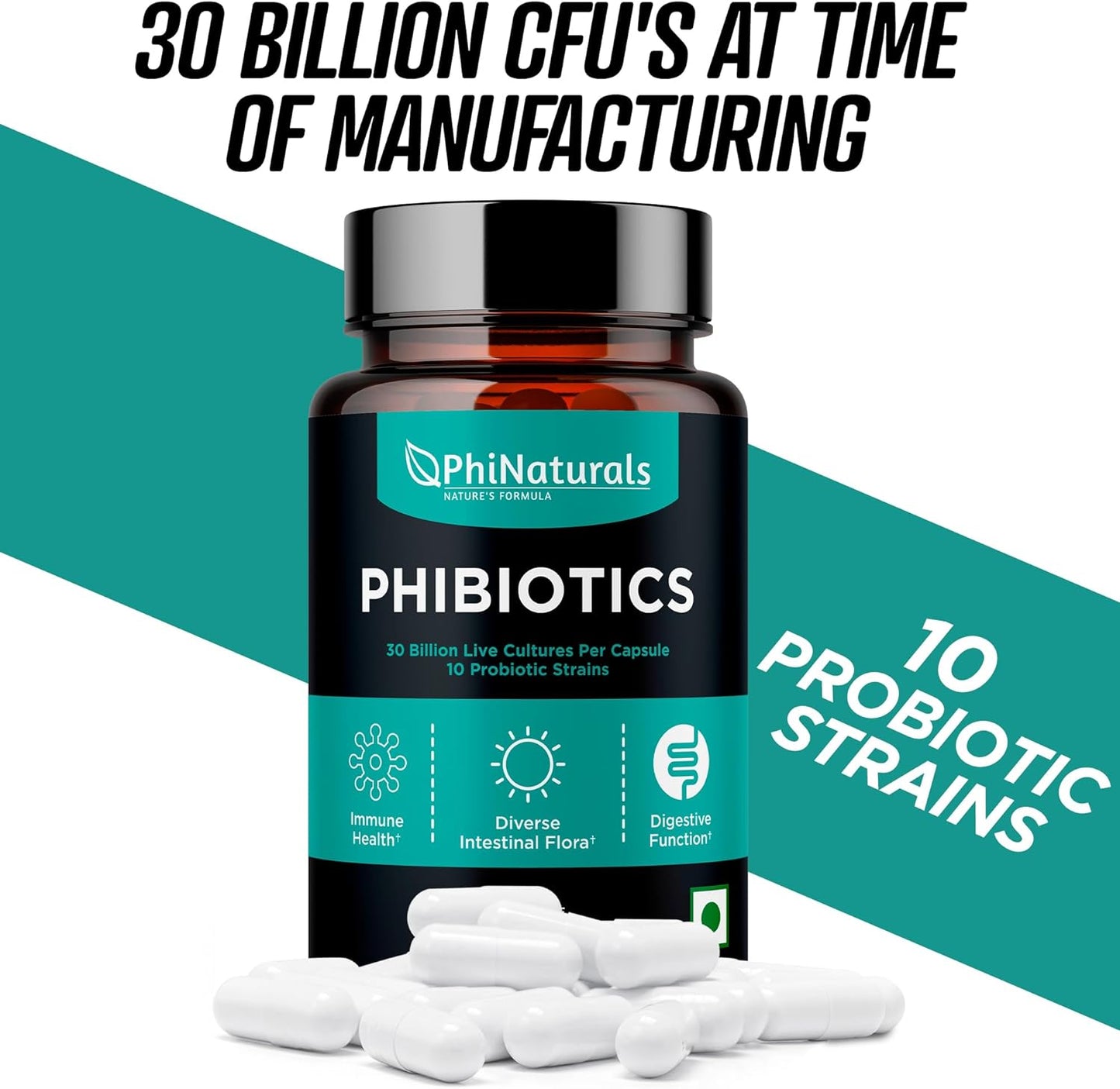 Probiotics - 30 Billion CFUs (Extra Strength)