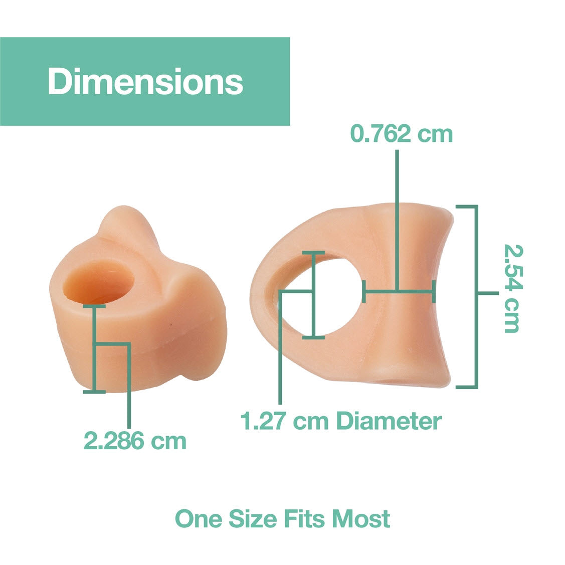 Single Loop Toe Separator for Bunions