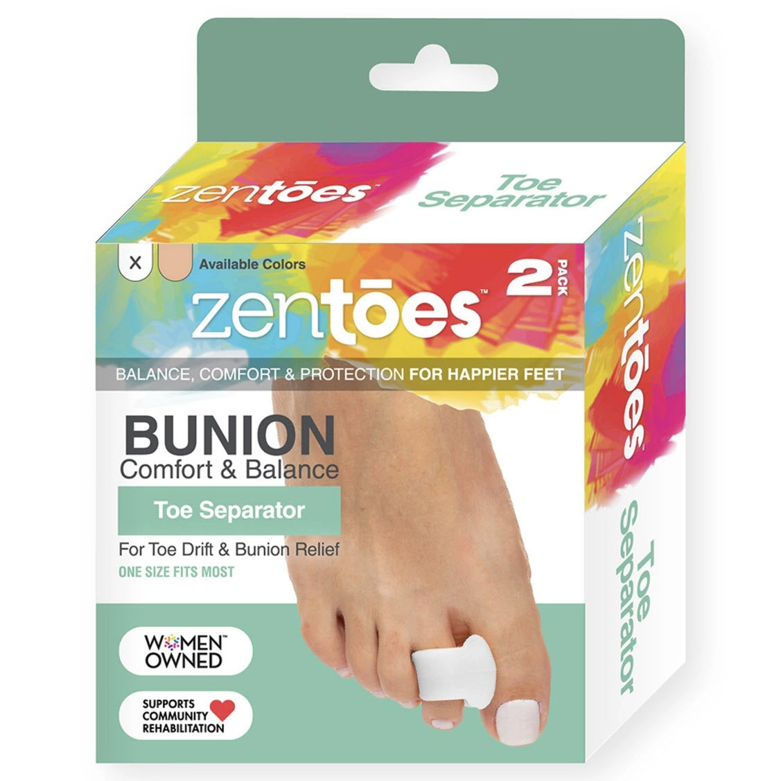 Single Loop Toe Separator for Bunions