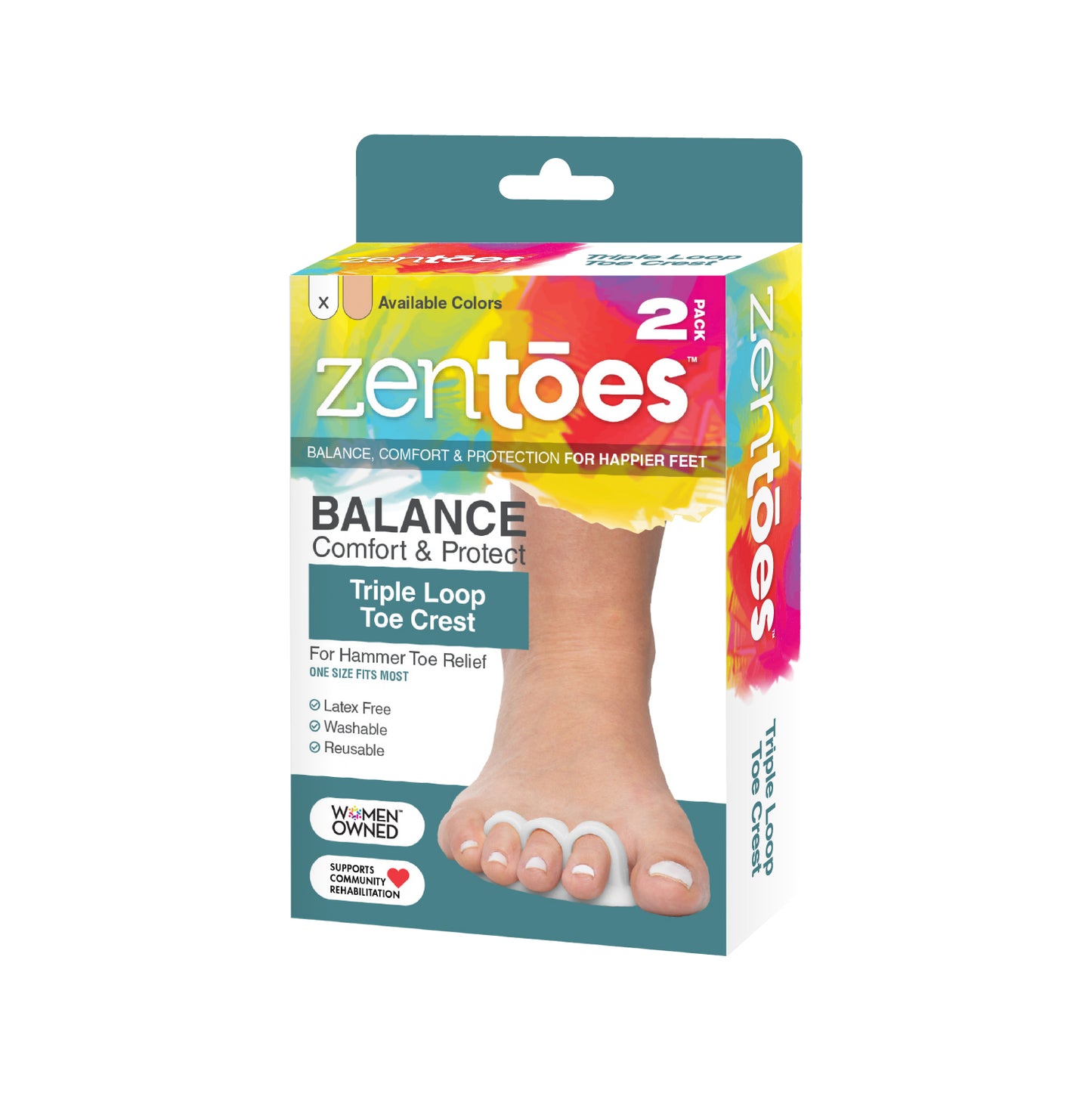 Triple Loop Toe Straightener Crest
