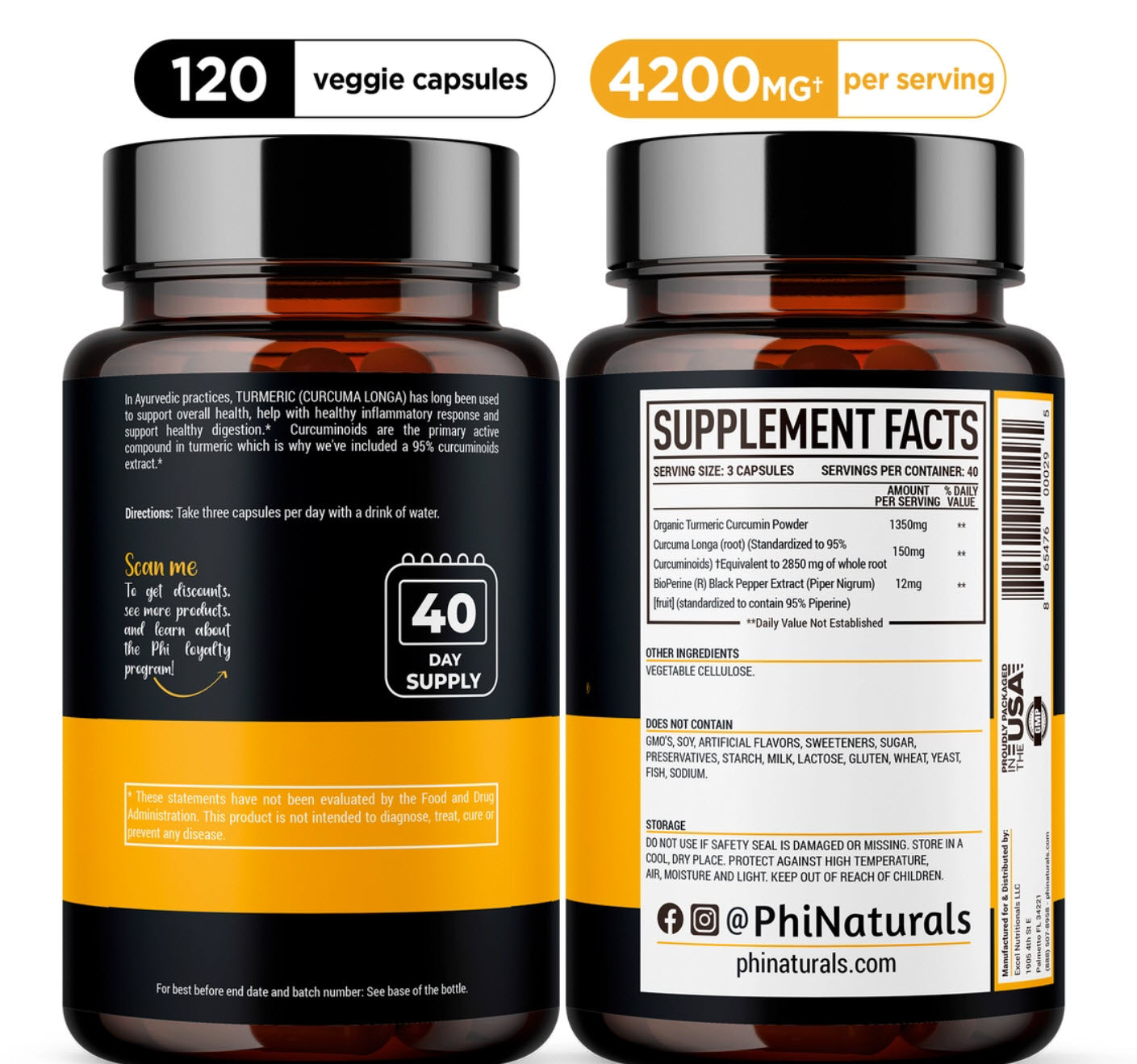 Turmeric Curcumin with BioPerine (Extra Strength)