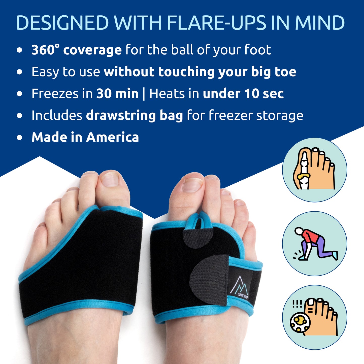 Hot & Cold Pack for Big Toe (Gout, Bunions, Arthritis)