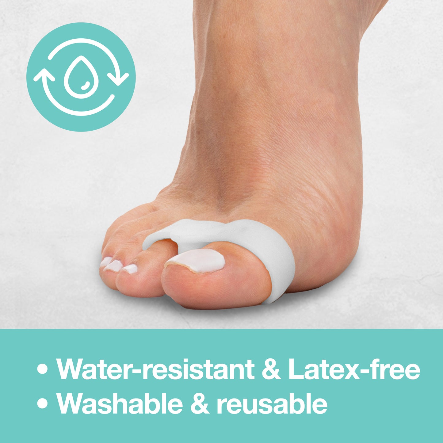 Double Loop Toe Separator for Bunions