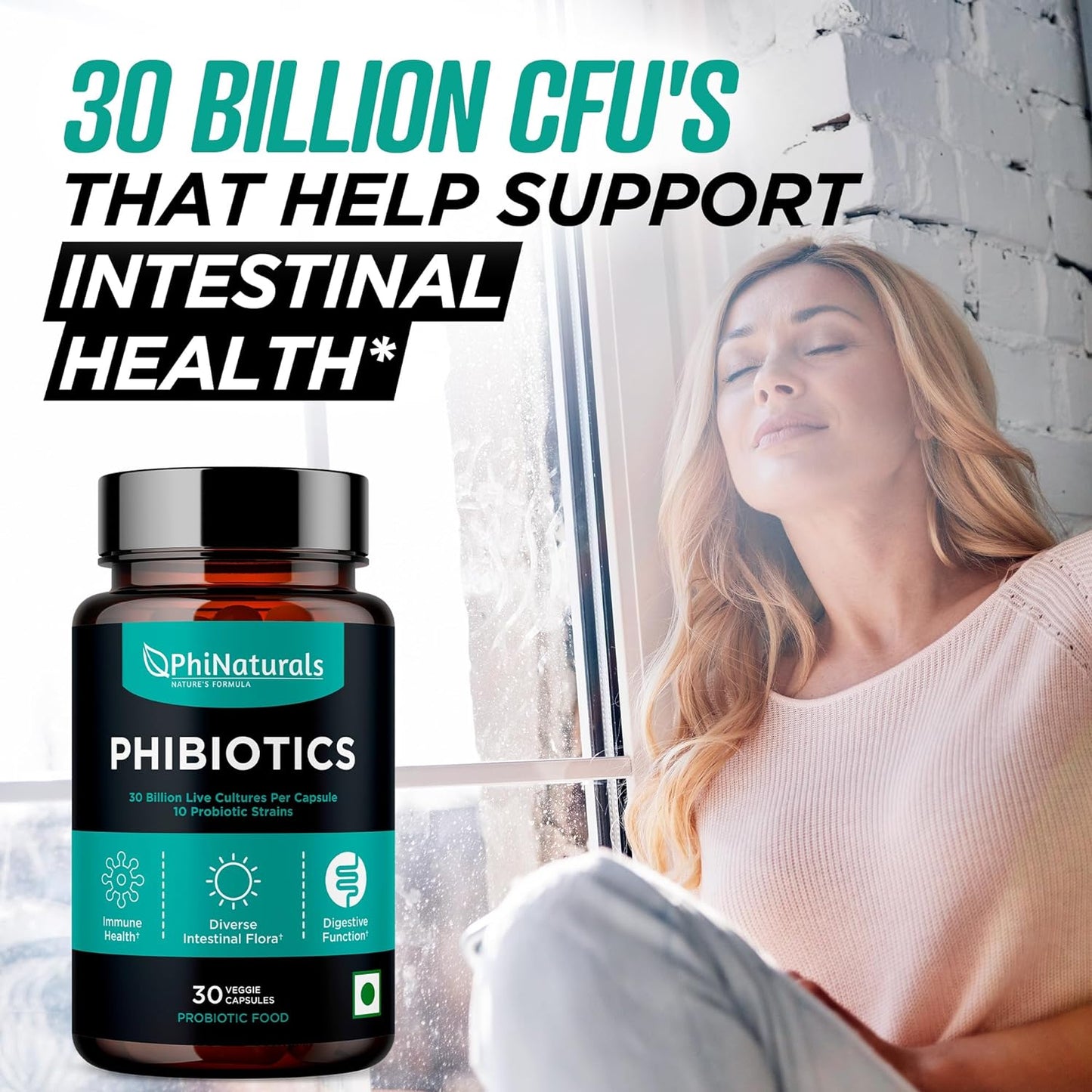 Probiotics - 30 Billion CFUs (Extra Strength)