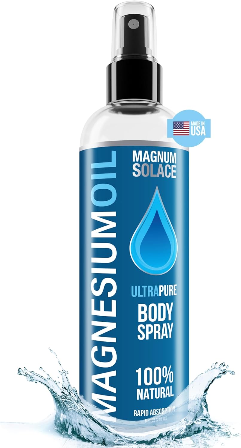 Magnesium Oil Spray for Joint & Muscle Relief, Sleepless Legs