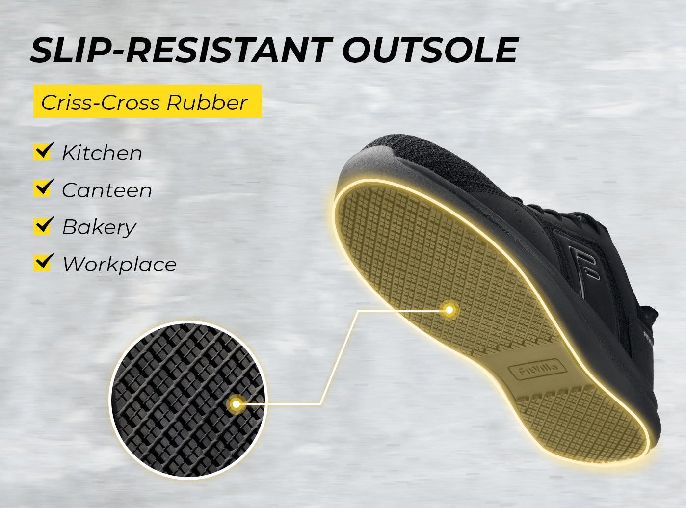 FitVille Men's TitanToe Composite Toe Slip-Resistant Sneaker-4