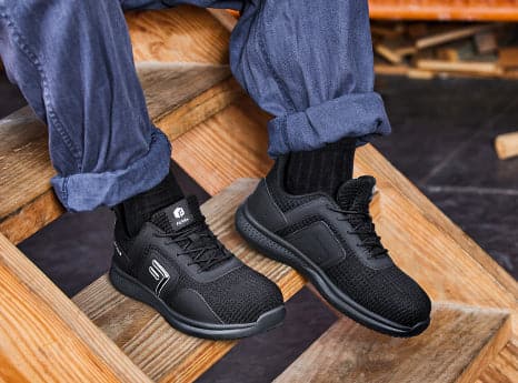 FitVille Men's TitanToe Composite Toe Slip-Resistant Sneaker-1